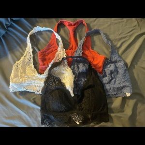 Aerie bralette bundle, all size medium